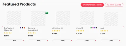 Multi Product Slider