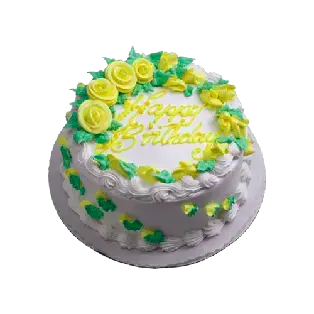 Yellow Flower Cake